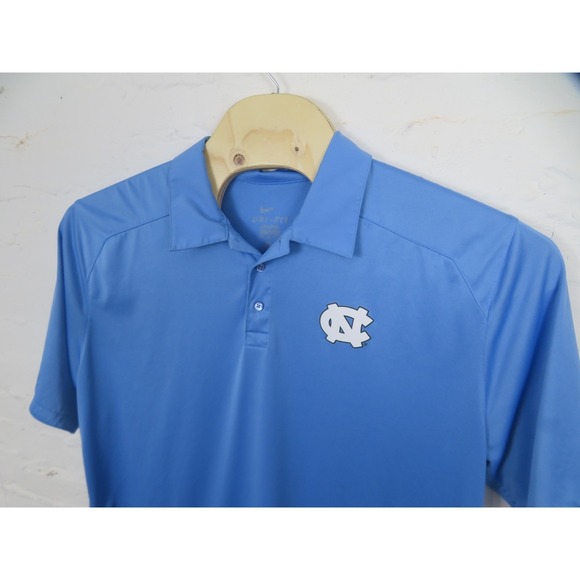 Nike Other - North Carolina Tar Heels Polo Shirt Mens XL Blue Nike Dri Fit NCAA Basketball